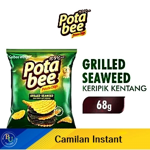 Potabee snack potato chips seaweed 68g