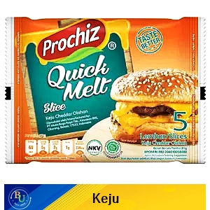 Pro Chiz Keju Quick Melt Slice 5'S 85g