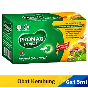 Promag gazero obat kembung herbal liquid 6x15ml