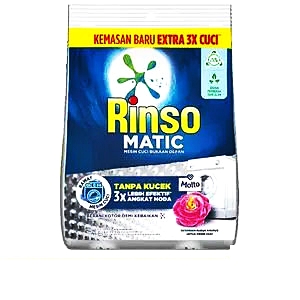 Rinso detergent powder matic front load 900g