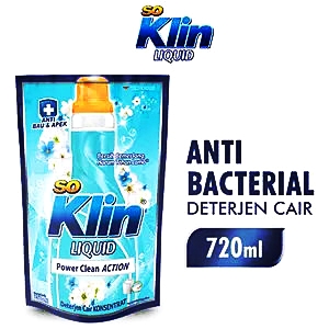 So klin detergent cair anti bacterial 700ml