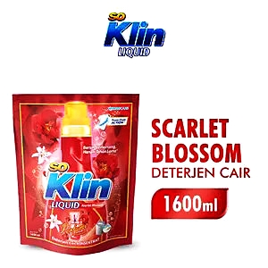 So klin detergent cair scarlet blossom 1600ml