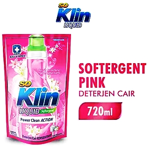 So klin detergent cair softergent 720ml