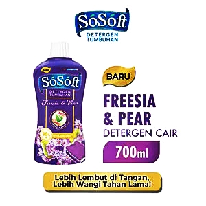 So soft deterjen cair floral berries_freesia & pear 700ml