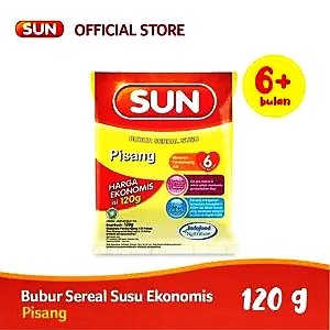 Sun Bubur Susu (Ekonomis) Pisang 120gr