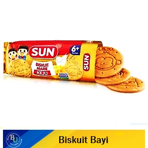 Sun Marie Biscuit Bayi Keju 80G