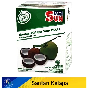 Sun kara santan kelapa siap pakai 200ml