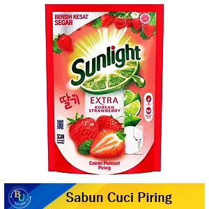 Sunlight pencuci piring korean strawberry 560ml