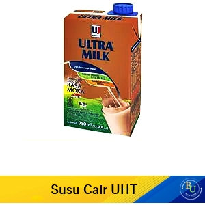 Ultra Susu Cair Uht Steril Moka 750mL