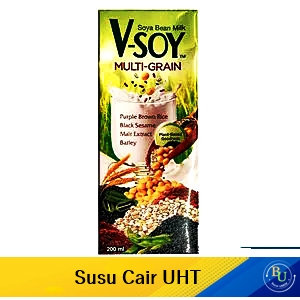V-soy soya bean milk multi-grain 200ml