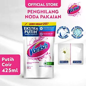 Vanish penghilang noda cair white 425ml