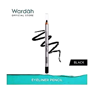 Wardah Eyeliner Pencil Black 1.14G