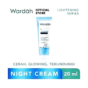 Wardah lightening night cream advanced niacinamide 20 ml
