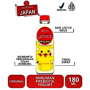 Yobick minuman prebiotik yoghurt original 180ml