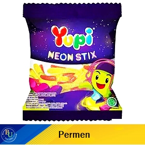 Yupi Candy Gummy Neon Stick 45G