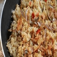 Nasi goreng ikan teri