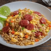 Nasi goreng sosis